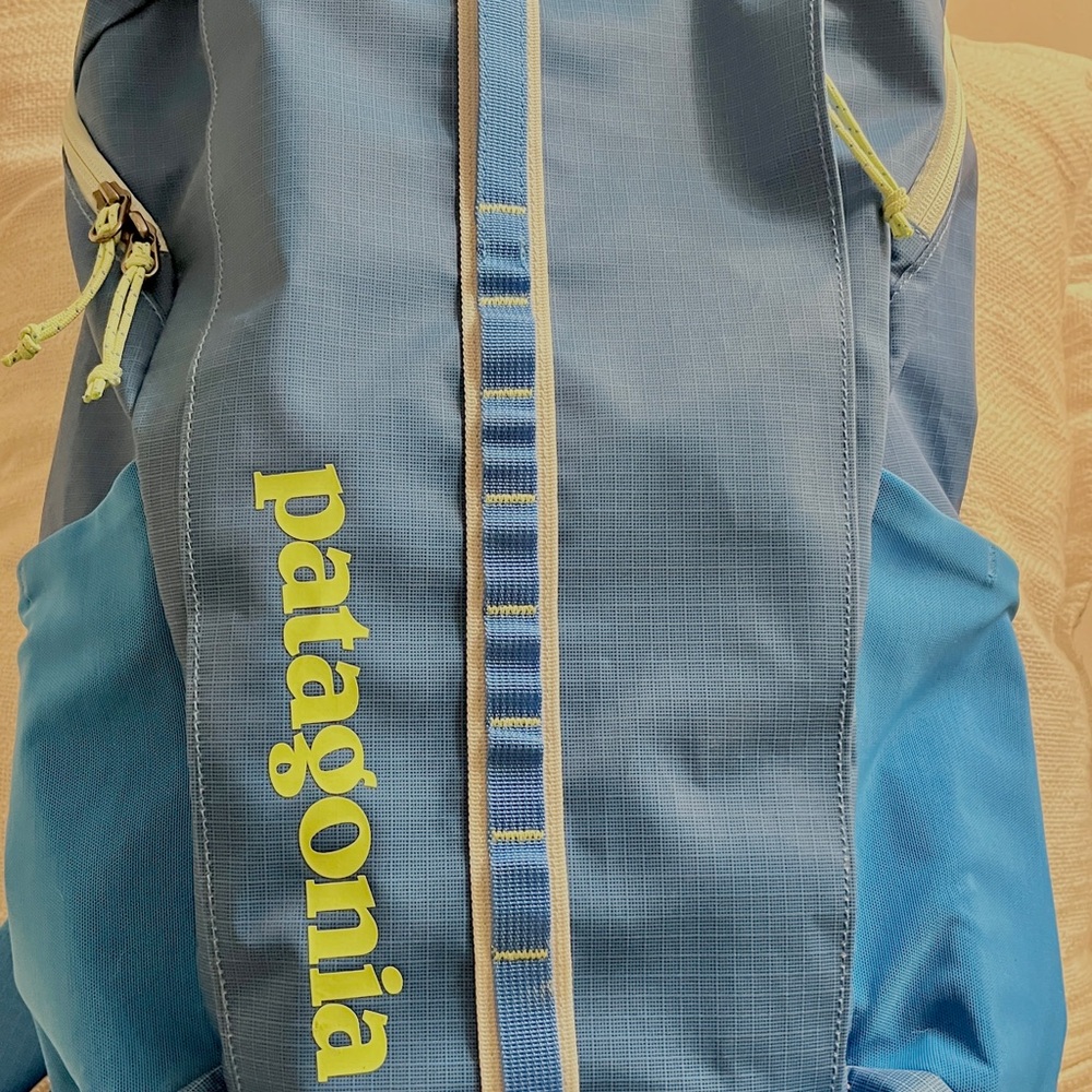 Patagonia Blue and Yellow Backpack